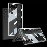 GKK TPU + PC + Wrist Strap Transparent Shockproof Phone Case, For Samsung Galaxy S23 Ultra